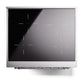 ILVE Nostalgie II 30-Inch Induction Range with 4 Induction Elements, 3.5 cu. ft. Oven, Glossy Black with Chrome Trim, Solid Door, UNI304QNMPBKC