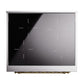 ILVE Nostalgie II 30-Inch Induction Range with 4 Induction Elements, 3.5 cu. ft. Oven, Burgundy with Brass Trim, Solid Door, UNI304QNMPBUG