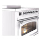 ILVE Nostalgie II 36-Inch Induction Range with 6 Induction Elements, 3.5 cu. ft. Oven, RAL with Chrome Trim, Triple Glass Door, UNI366NMPRAC