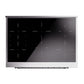 ILVE Nostalgie II 36-Inch Induction Range with 6 Induction Elements, 3.5 cu. ft. Oven, Stainless Steel with Chrome Trim, Triple Glass Door, UNI366NMPSSC