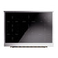 ILVE Nostalgie II 36-Inch Induction Range with 6 Induction Elements, 3.5 cu. ft. Oven, White with Burnished Trim, Triple Glass Door, UNI366NMPWHB