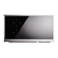 ILVE Nostalgie II 48-Inch Induction Range with 6 Induction Elements, 5.02 cu. ft. Oven, Glossy Black with Chrome Trim, Solid Door, UNI486QNMPBKC