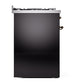 ILVE Nostalgie II 30-Inch Dual Fuel Range with 5 Sealed Burners, 4 cu. ft. Oven, Glossy Black with Burnished Trim, Liquid Propane, Triple Glass Door, UP30NMPBKBLP