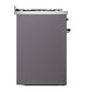 ILVE Nostalgie II 30-Inch Dual Fuel Range with 5 Sealed Burners, 4 cu. ft. Oven, Graphite Matte with Burnished Trim, Liquid Propane, Triple Glass Door, UP30NMPMGBLP