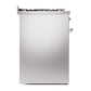 ILVE Nostalgie II 30-Inch Dual Fuel Range with 5 Sealed Burners, 4 cu. ft. Oven, Stainless Steel with Chrome Trim, Natural Gas, Triple Glass Door, UP30NMPSSC