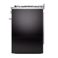 ILVE Professional Plus II 30-Inch Dual Fuel Range with 5 Sealed Burners, 4 cu. ft. Oven, Glossy Black, Liquid Propane, Solid Door, UP30QMPBKLP