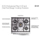ILVE Professional Plus II 30-Inch Dual Fuel Range with 5 Sealed Burners, 4 cu. ft. Oven, Graphite Matte, Liquid Propane, Solid Door, UP30QMPMGLP