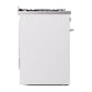ILVE Professional Plus II 30-Inch Dual Fuel Range with 5 Sealed Burners, 4 cu. ft. Oven, White, Liquid Propane, Solid Door, UP30QMPWHLP