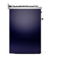 ILVE Nostalgie II 30-Inch Dual Fuel Range with 5 Sealed Burners, 4 cu. ft. Oven, Midnight Blue with Chrome Trim, Liquid Propane, Solid Door, UP30QNMPMBCLP