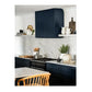 ILVE Nostalgie II 36-Inch Dual Fuel Range with 6 Sealed Burners + Griddle, 3.5 cu. ft. Oven, Midnight Blue with Chrome Trim, Natural Gas, Triple Glass Door, UP36FNMPMBC
