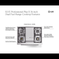ILVE Professional Plus II 36-Inch Dual Fuel Range with 6 Sealed Burners + Griddle, 3.5 cu. ft. Oven, Glossy Black, Liquid Propane, Solid Door, UP36FQMPBKLP