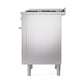 ILVE Professional Plus II 36-Inch Dual Fuel Range with 6 Sealed Burners + Griddle, 3.5 cu. ft. Oven, Stainless Steel, Natural Gas, Solid Door, UP36FQMPSS