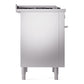ILVE Professional Plus II 36-Inch Dual Fuel Range with 6 Sealed Burners + Griddle, 3.5 cu. ft. Oven, Stainless Steel, Liquid Propane, Triple Glass Door, UP36FWMPSSLP