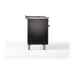 ILVE Nostalgie II 48-Inch Dual Fuel Range with 5 Sealed Burners + Griddle + French Top, 5.02 cu. ft. Oven, Glossy Black with Burnished Trim, Liquid Propane, Triple Glass Door, UP48FSNMPBKBLP