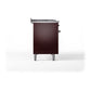 ILVE Nostalgie II 48-Inch Dual Fuel Range with 5 Sealed Burners + Griddle + French Top, 5.02 cu. ft. Oven, Burgundy with Burnished Trim, Liquid Propane, Triple Glass Door, UP48FSNMPBUBLP