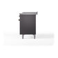 ILVE Nostalgie II 48-Inch Dual Fuel Range with 5 Sealed Burners + Griddle + French Top, 5.02 cu. ft. Oven, Graphite Matte with Burnished Trim, Liquid Propane, Triple Glass Door, UP48FSNMPMGBLP