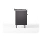 ILVE Nostalgie II 48-Inch Dual Fuel Range with 5 Sealed Burners + Griddle + French Top, 5.02 cu. ft. Oven, Graphite Matte with Chrome Trim, Natural Gas, Triple Glass Door, UP48FSNMPMGC