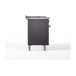 ILVE Nostalgie II 48-Inch Dual Fuel Range with 5 Sealed Burners + Griddle + French Top, 5.02 cu. ft. Oven, Graphite Matte with Burnished Trim, Natural Gas, Solid Door, UP48FSQNMPMGB
