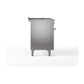 ILVE Nostalgie II 48-Inch Dual Fuel Range with 5 Sealed Burners + Griddle + French Top, 5.02 cu. ft. Oven, Stainless Steel with Chrome Trim, Liquid Propane, Solid Door, UP48FSQNMPSSCLP