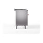 ILVE Nostalgie II 48-Inch Dual Fuel Range with 5 Sealed Burners + Griddle + French Top, 5.02 cu. ft. Oven, Stainless Steel with Copper Trim, Liquid Propane, Solid Door, UP48FSQNMPSSPLP