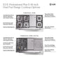 ILVE Professional Plus II 48-Inch Dual Fuel Range with 5 Sealed Burners + Griddle + French Top, 5.02 cu. ft. Oven, Stainless Steel, Natural Gas, Triple Glass Door, UP48FSWMPSS