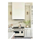 ILVE Nostalgie II 60-Inch Dual Fuel Range with 9 Sealed Burners + Griddle, 5.8 cu. ft. Oven, Antique White with Burnished Trim, Natural Gas, Triple Glass Door, UP60FNMPAWB