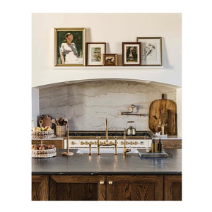 ILVE Nostalgie II 60-Inch Dual Fuel Range with 9 Sealed Burners + Griddle, 5.8 cu. ft. Oven, Antique White with Brass Trim, Natural Gas, Triple Glass Door, UP60FNMPAWG