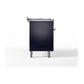 ILVE Nostalgie II 60-Inch Dual Fuel Range with 9 Sealed Burners + Griddle, 5.8 cu. ft. Oven, Midnight Blue with Copper Trim, Liquid Propane, Triple Glass Door, UP60FNMPMBPLP