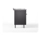 ILVE Nostalgie II 60-Inch Dual Fuel Range with 9 Sealed Burners + Griddle, 5.8 cu. ft. Oven, Graphite Matte with Chrome Trim, Liquid Propane, Triple Glass Door, UP60FNMPMGCLP