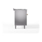 ILVE Nostalgie II 60-Inch Dual Fuel Range with 9 Sealed Burners + Griddle, 5.8 cu. ft. Oven, Stainless Steel with Brass Trim, Liquid Propane, Triple Glass Door, UP60FNMPSSGLP