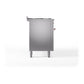 ILVE Nostalgie II 60-Inch Dual Fuel Range with 9 Sealed Burners + Griddle, 5.8 cu. ft. Oven, Stainless Steel with Copper Trim, Natural Gas, Triple Glass Door, UP60FNMPSSP