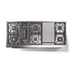 ILVE Professional Plus II 60-Inch Dual Fuel Range with 9 Sealed Burners + Griddle, 5.8 cu. ft. Oven, Glossy Black, Liquid Propane, Solid Door, UP60FQMPBKLP