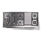 ILVE Nostalgie II 60-Inch Dual Fuel Range with 9 Sealed Burners + Griddle, 5.8 cu. ft. Oven, Blue Grey with Burnished Trim, Liquid Propane, Solid Door, UP60FQNMPBGBLP