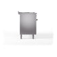 ILVE Nostalgie II 60-Inch Dual Fuel Range with 9 Sealed Burners + Griddle, 5.8 cu. ft. Oven, Stainless Steel with Burnished Trim, Natural Gas, Solid Door, UP60FQNMPSSB