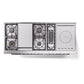 ILVE Professional Plus II 60-Inch Dual Fuel Range with 7 Sealed Burners + Griddle + French Top, 5.8 cu. ft. Oven, Graphite Matte, Natural Gas, Solid Door, UP60FSQMPMG