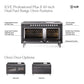 ILVE Professional Plus II 60-Inch Dual Fuel Range with 7 Sealed Burners + Griddle + French Top, 5.8 cu. ft. Oven, Stainless Steel, Natural Gas, Triple Glass Door, UP60FSWMPSS