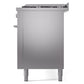ILVE Professional Plus II 60-Inch Dual Fuel Range with 9 Sealed Burners + Griddle, 5.8 cu. ft. Oven, Stainless Steel, Natural Gas, Triple Glass Door, UP60FWMPSS