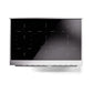 ILVE Professional Plus II 40-Inch Induction Range with 6 Induction Elements, 4.3 cu. ft. Oven, Glossy Black, Solid Door, UPDI406QMPBK