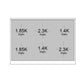 ILVE Professional Plus II 40-Inch Induction Range with 6 Induction Elements, 4.3 cu. ft. Oven, Graphite Matte, Solid Door, UPDI406QMPMG