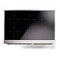 ILVE Nostalgie II 40-Inch Induction Range with 6 Induction Elements, 4.3 cu. ft. Oven, Burgundy with Burnished Trim, Solid Door, UPDI406QNMPBUB