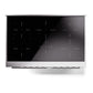 ILVE Professional Plus II 40-Inch Induction Range with 6 Induction Elements, 4.3 cu. ft. Oven, Glossy Black, Triple Glass Door, UPDI406WMPBK
