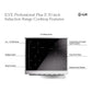 ILVE Professional Plus II 30-Inch Induction Range with 4 Induction Elements, 3.5 cu. ft. Oven, Blue Grey, Solid Door, UPI304QMPBG