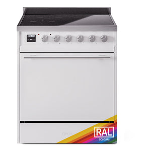 ILVE Professional Plus II 30-Inch Induction Range with 4 Induction Elements, 3.5 cu. ft. Oven, RAL, Solid Door, UPI304QMPRA