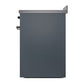 ILVE Nostalgie II 30-Inch Induction Range with 4 Induction Elements, 3.5 cu. ft. Oven, Blue Grey with Burnished Trim, Solid Door, UPI304QNMPBGB