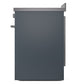 ILVE Professional Plus II 30-Inch Induction Range with 4 Induction Elements, 3.5 cu. ft. Oven, Blue Grey, Triple Glass Door, UPI304WMPBG