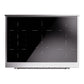 ILVE Nostalgie II 36-Inch Induction Range with 6 Induction Elements, 3.5 cu. ft. Oven, Antique White with Chrome Trim, Triple Glass Door, UPI366NMPAWC