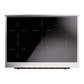 ILVE Nostalgie II 36-Inch Induction Range with 6 Induction Elements, 3.5 cu. ft. Oven, Glossy Black with Burnished Trim, Triple Glass Door, UPI366NMPBKB