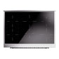 ILVE Nostalgie II 36-Inch Induction Range with 6 Induction Elements, 3.5 cu. ft. Oven, Glossy Black with Chrome Trim, Triple Glass Door, UPI366NMPBKC