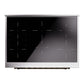 ILVE Nostalgie II 36-Inch Induction Range with 6 Induction Elements, 3.5 cu. ft. Oven, Burgundy with Burnished Trim, Triple Glass Door, UPI366NMPBUB