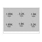 ILVE Nostalgie II 36-Inch Induction Range with 6 Induction Elements, 3.5 cu. ft. Oven, Graphite Matte with Chrome Trim, Triple Glass Door, UPI366NMPMGC